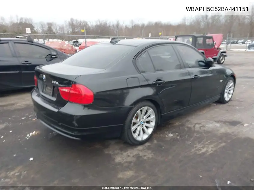 WBAPH5C52BA441151 2011 BMW 328I