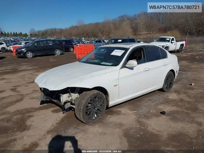 WBAPN7C57BA780721 2011 BMW 335D