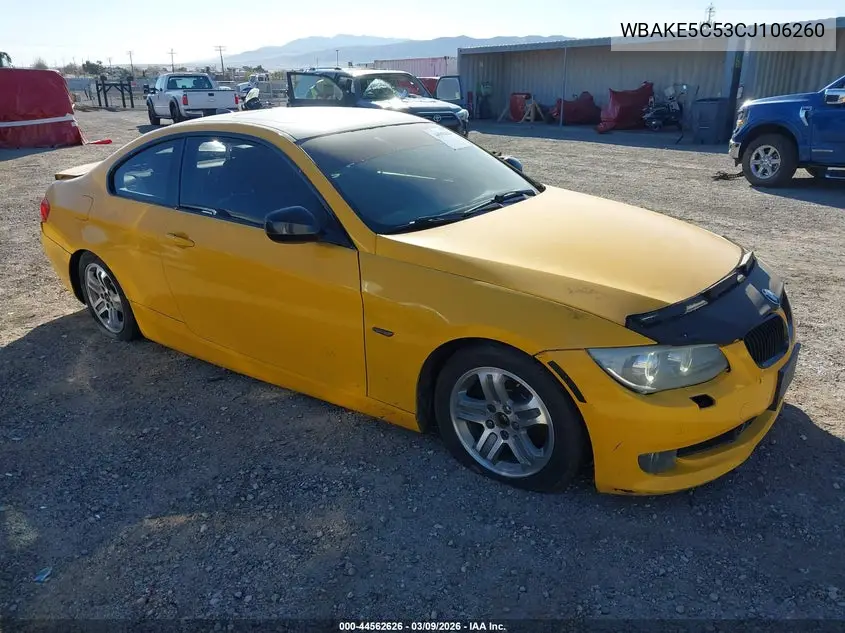 WBAKE5C53CJ106260 2012 BMW 328I