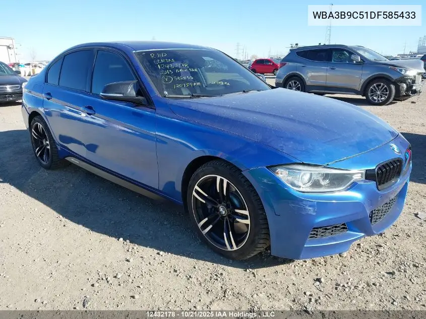 WBA3B9C51DF585433 2013 BMW 335 Xi