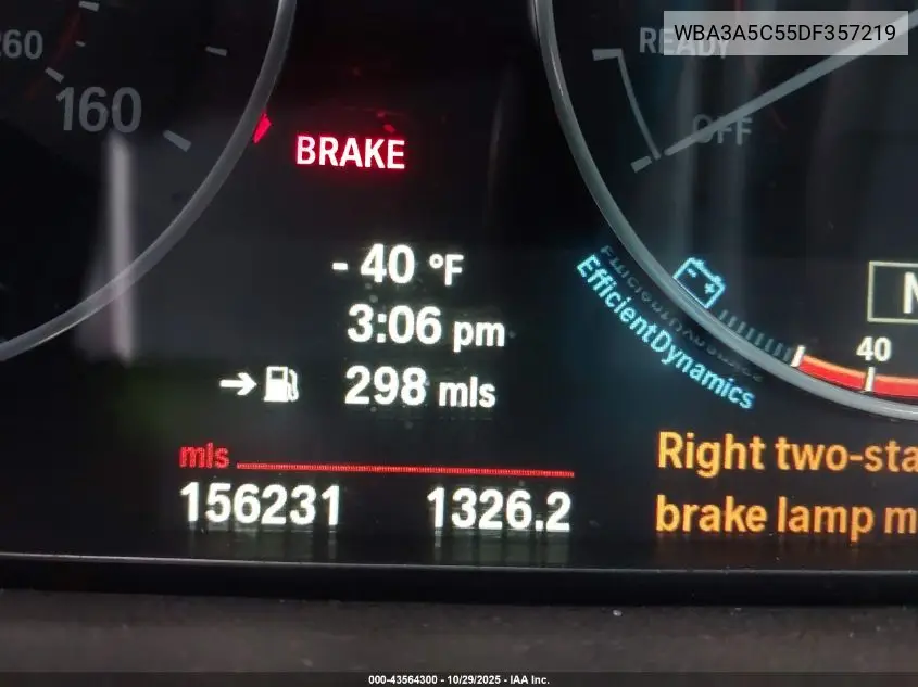 WBA3A5C55DF357219 2013 BMW 328I