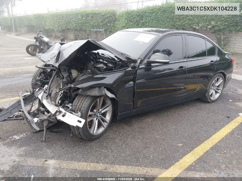 WBA3C1C5XDK104228 2013 BMW 328I