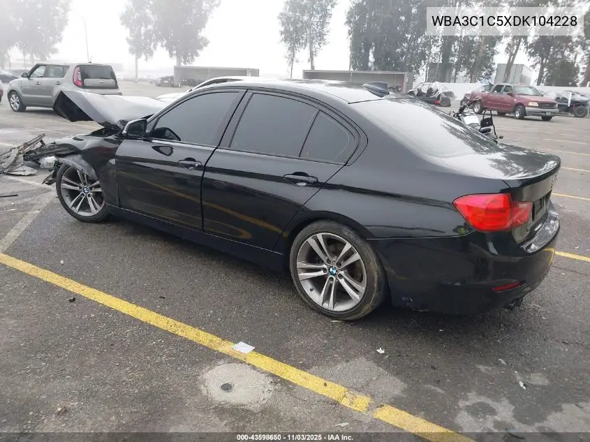 WBA3C1C5XDK104228 2013 BMW 328I
