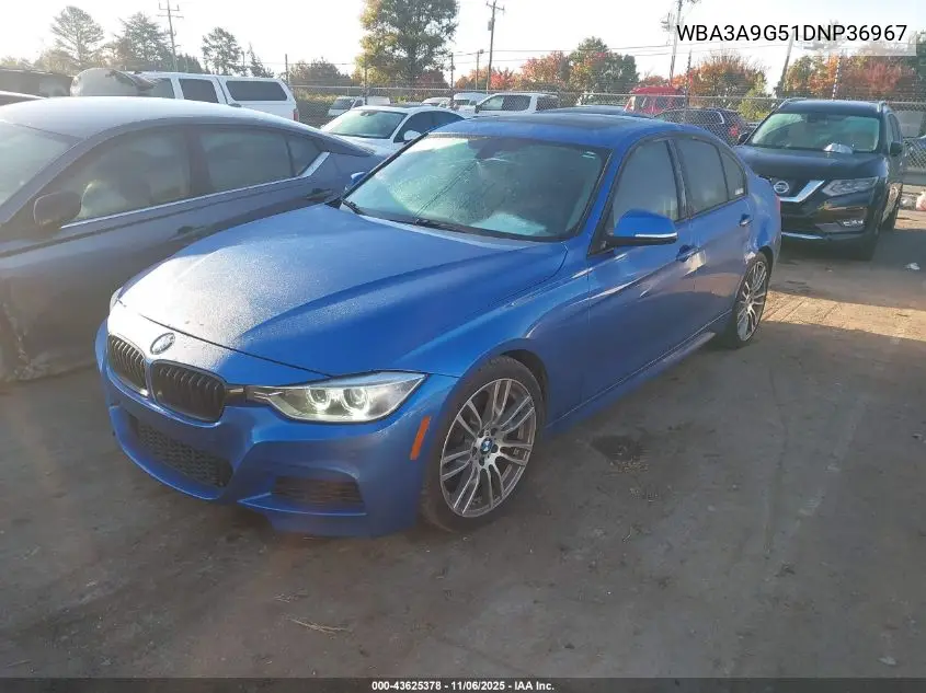 WBA3A9G51DNP36967 2013 BMW 335I