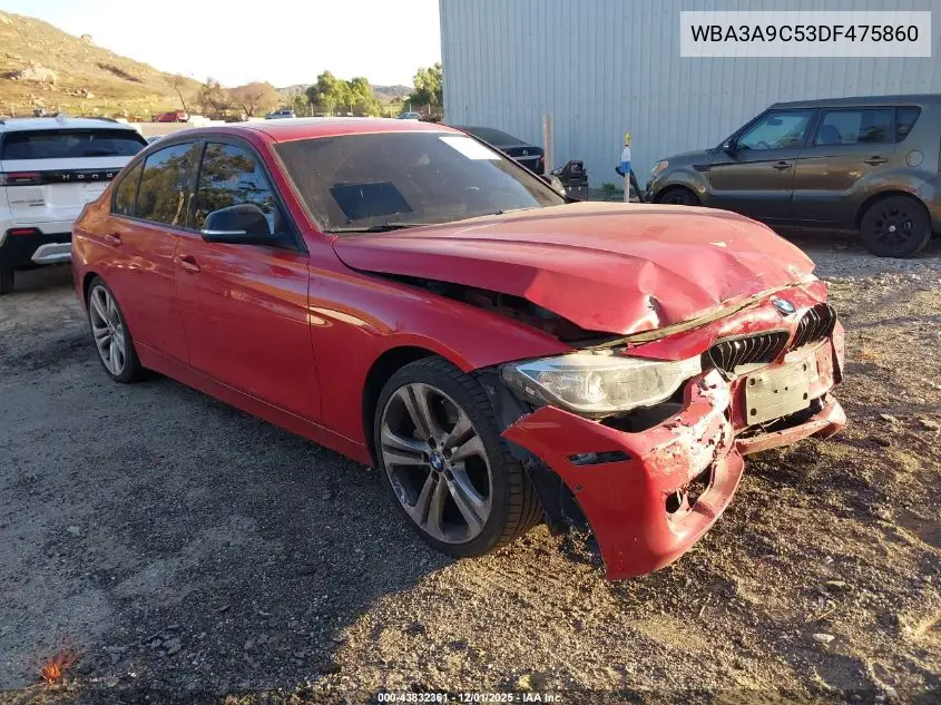 WBA3A9C53DF475860 2013 BMW 335I