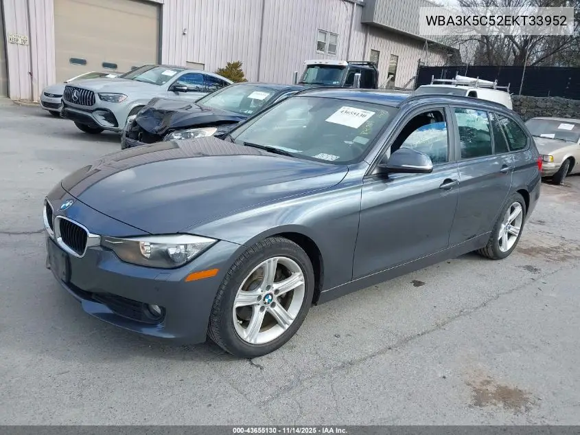 WBA3K5C52EKT33952 2014 BMW 328D xDrive
