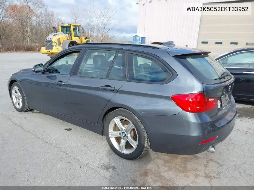 WBA3K5C52EKT33952 2014 BMW 328D xDrive