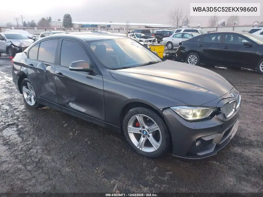 WBA3D5C52EKX98600 2014 BMW 328D xDrive