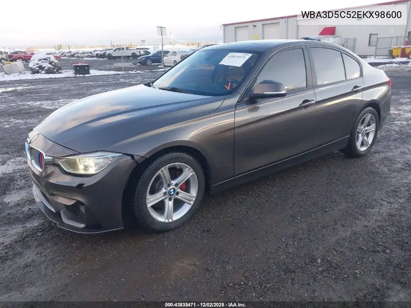 WBA3D5C52EKX98600 2014 BMW 328D xDrive