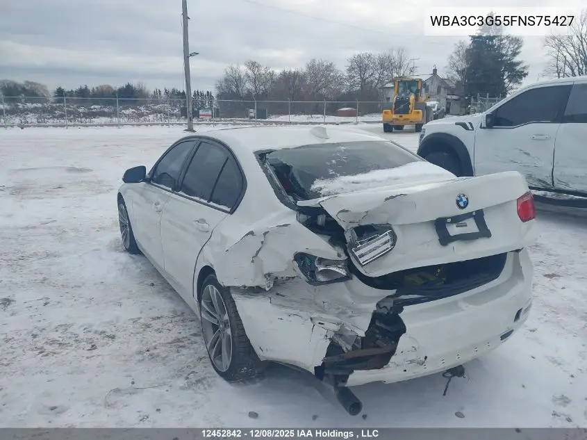 WBA3C3G55FNS75427 2015 BMW 320I xDrive