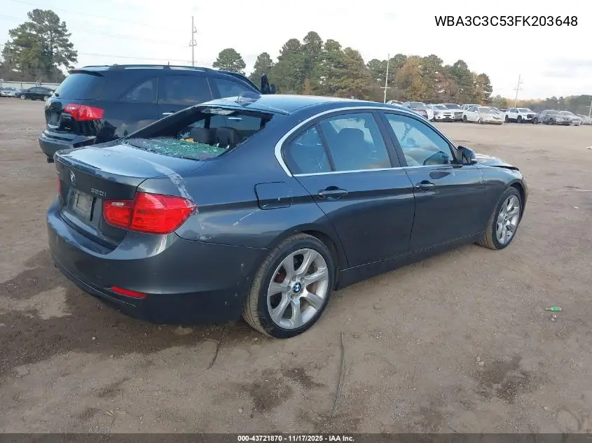 WBA3C3C53FK203648 2015 BMW 320I xDrive