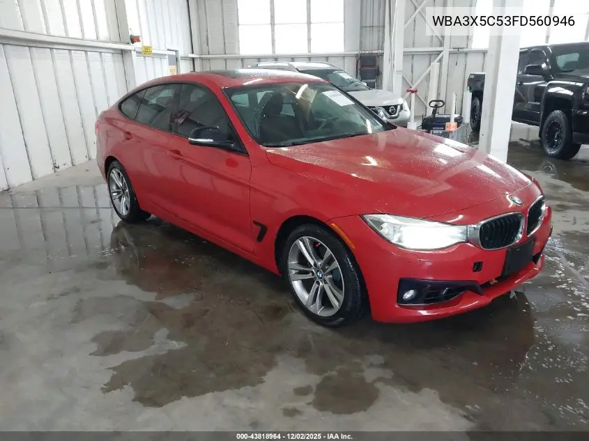 WBA3X5C53FD560946 2015 BMW 328I Gran Turismo xDrive