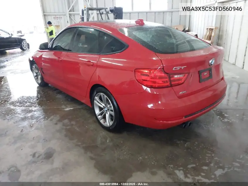 WBA3X5C53FD560946 2015 BMW 328I Gran Turismo xDrive