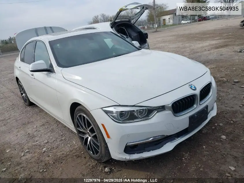 WBA8E3C58GK504935 2016 BMW 328I xDrive
