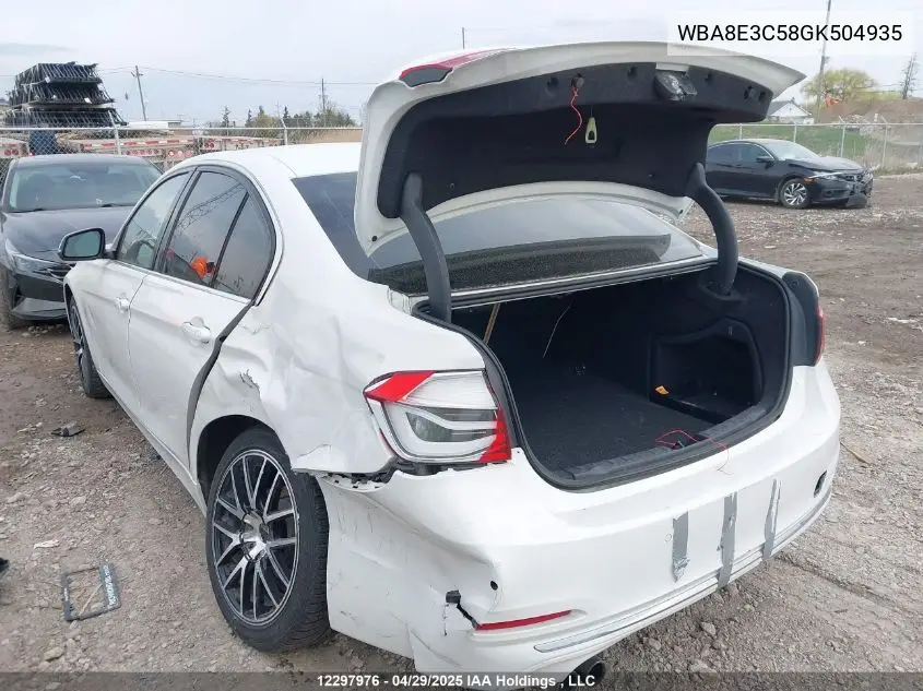 WBA8E3C58GK504935 2016 BMW 328I xDrive
