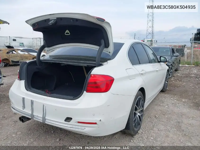 WBA8E3C58GK504935 2016 BMW 328I xDrive