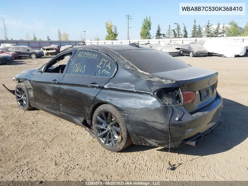 WBA8B7C53GK368410 2016 BMW 340 340I xDrive
