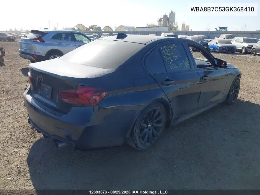 WBA8B7C53GK368410 2016 BMW 340 340I xDrive