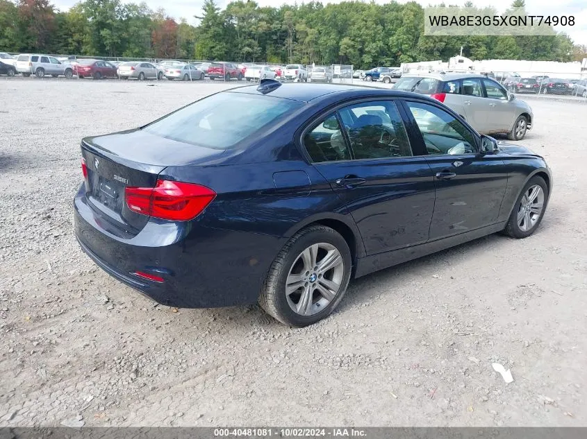 WBA8E3G5XGNT74908 2016 BMW 328I xDrive