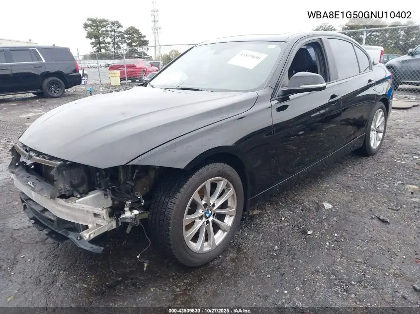 WBA8E1G50GNU10402 2016 BMW 320I