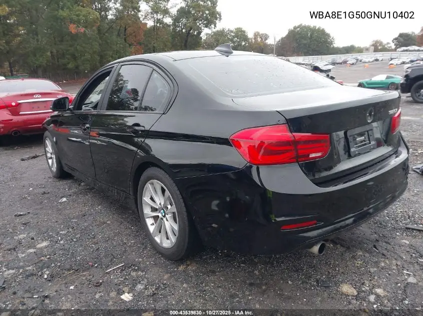 WBA8E1G50GNU10402 2016 BMW 320I