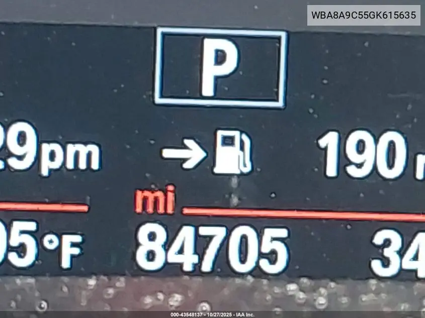 WBA8A9C55GK615635 2016 BMW 320I
