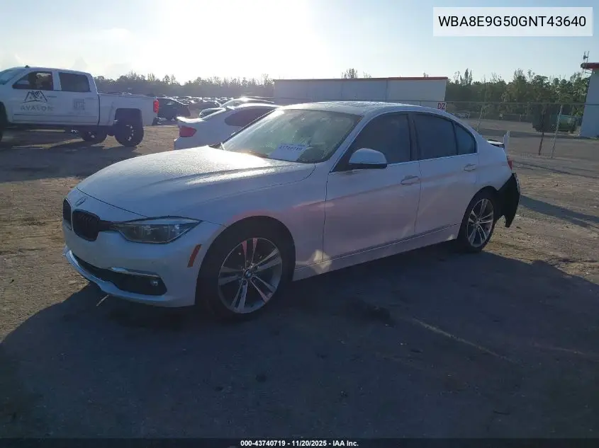 WBA8E9G50GNT43640 2016 BMW 328I