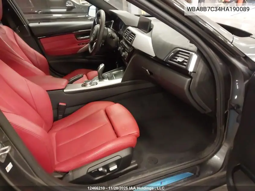 WBA8B7C34HA190089 2017 BMW 340 Xi