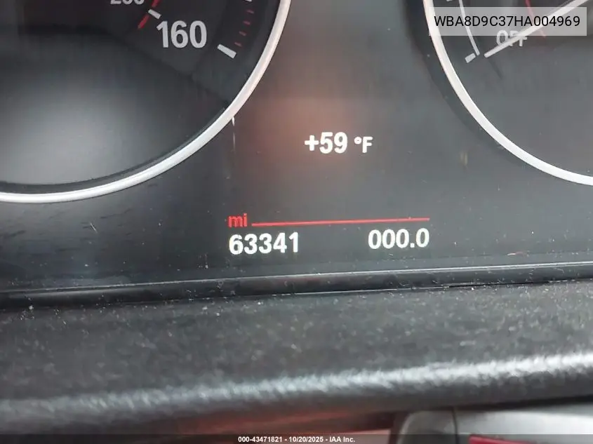WBA8D9C37HA004969 2017 BMW 330I xDrive