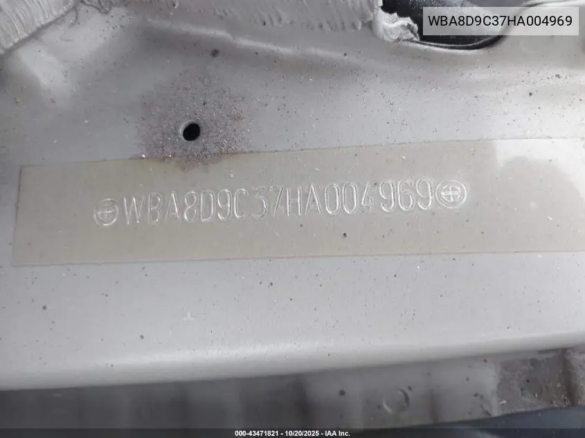 WBA8D9C37HA004969 2017 BMW 330I xDrive
