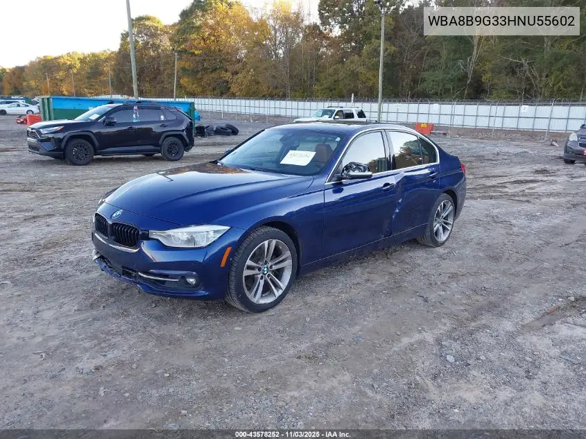 WBA8B9G33HNU55602 2017 BMW 330I