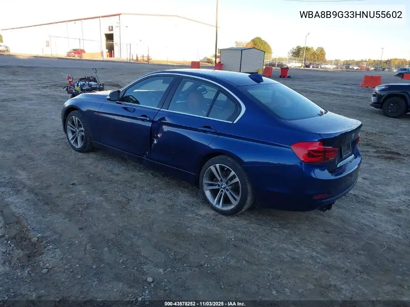 WBA8B9G33HNU55602 2017 BMW 330I