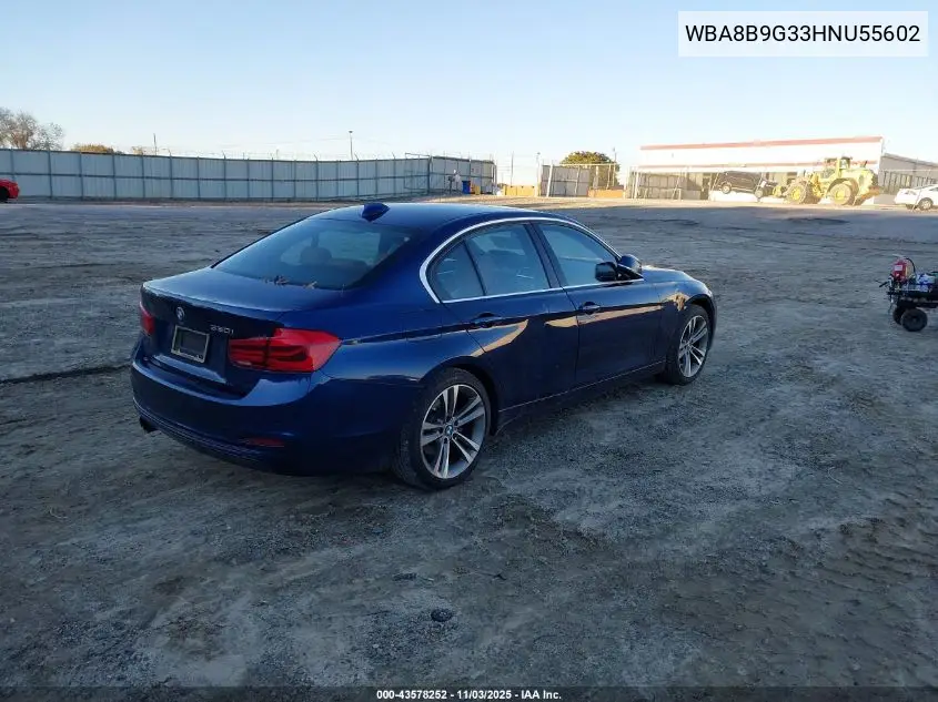 WBA8B9G33HNU55602 2017 BMW 330I