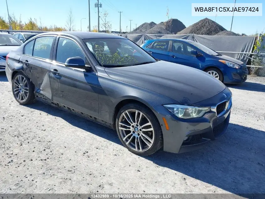 WBA8F1C5XJAE97424 2018 BMW 328D xDrive