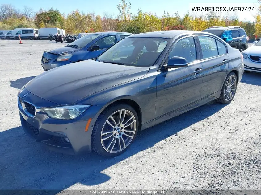 WBA8F1C5XJAE97424 2018 BMW 328D xDrive