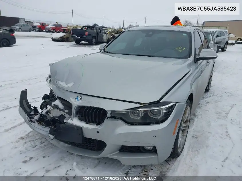 WBA8B7C55JA585423 2018 BMW 340 Xi