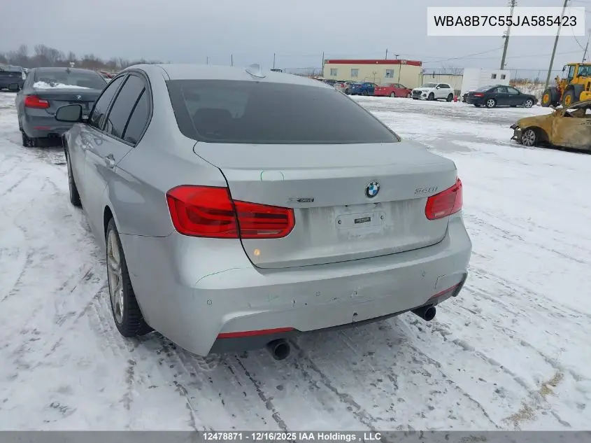 WBA8B7C55JA585423 2018 BMW 340 Xi