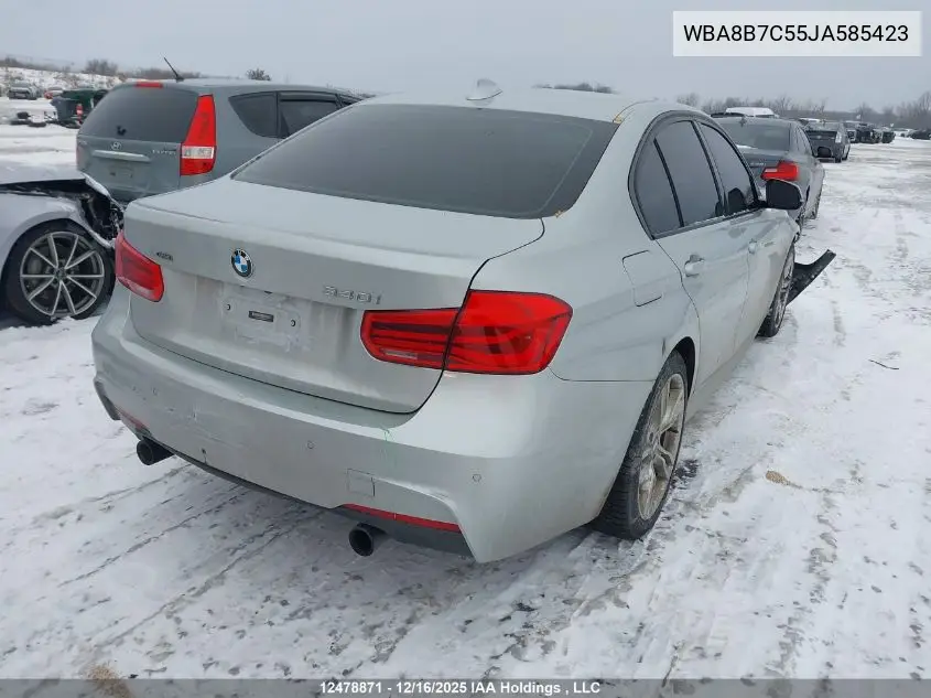 WBA8B7C55JA585423 2018 BMW 340 Xi