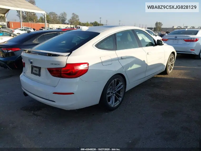 WBA8Z9C5XJG828129 2018 BMW 330I Gran Turismo xDrive