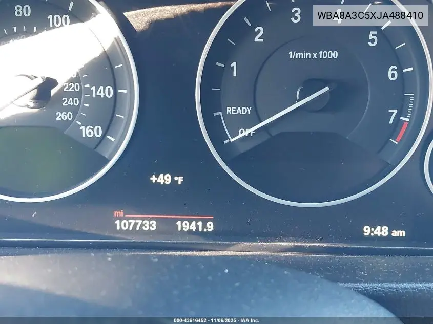 WBA8A3C5XJA488410 2018 BMW 320I xDrive