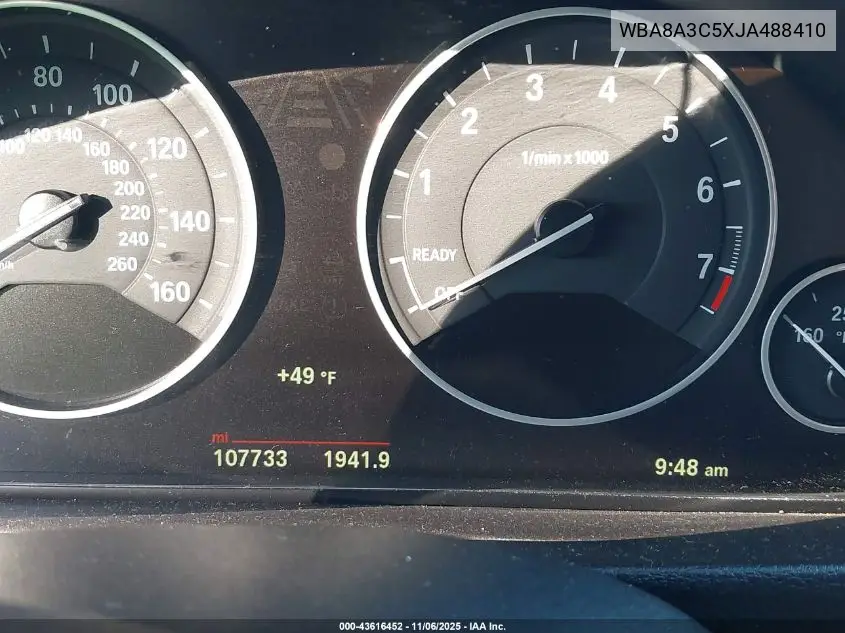 WBA8A3C5XJA488410 2018 BMW 320I xDrive