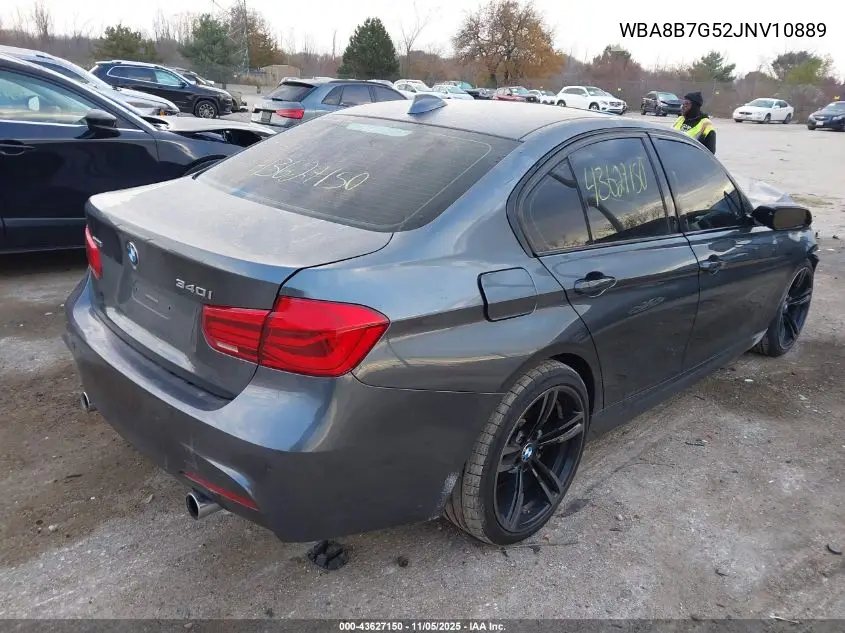 WBA8B7G52JNV10889 2018 BMW 340I xDrive