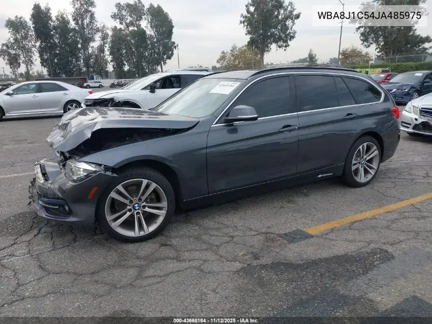 WBA8J1C54JA485975 2018 BMW 328D xDrive