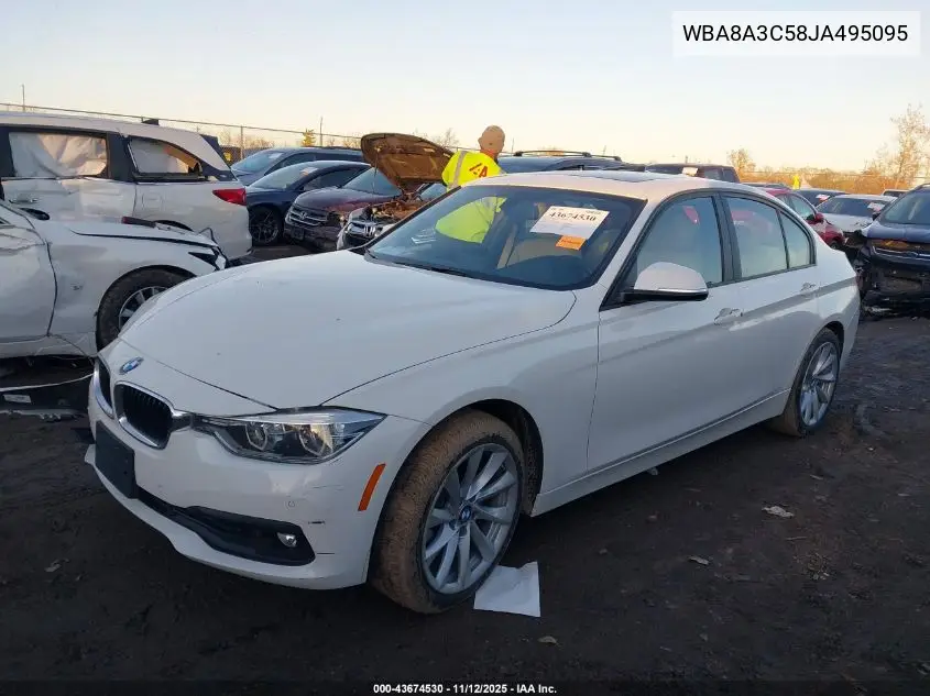 WBA8A3C58JA495095 2018 BMW 320I xDrive