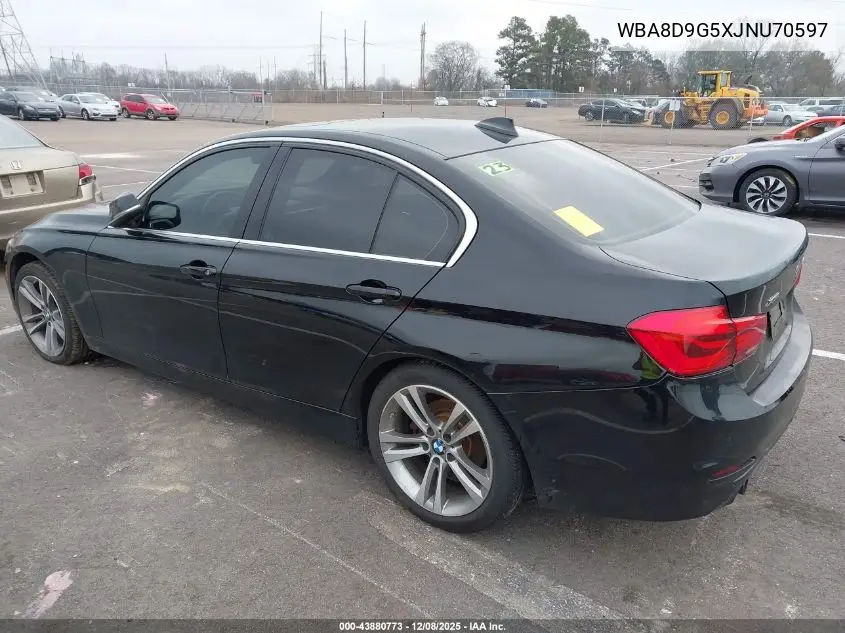 WBA8D9G5XJNU70597 2018 BMW 330I xDrive
