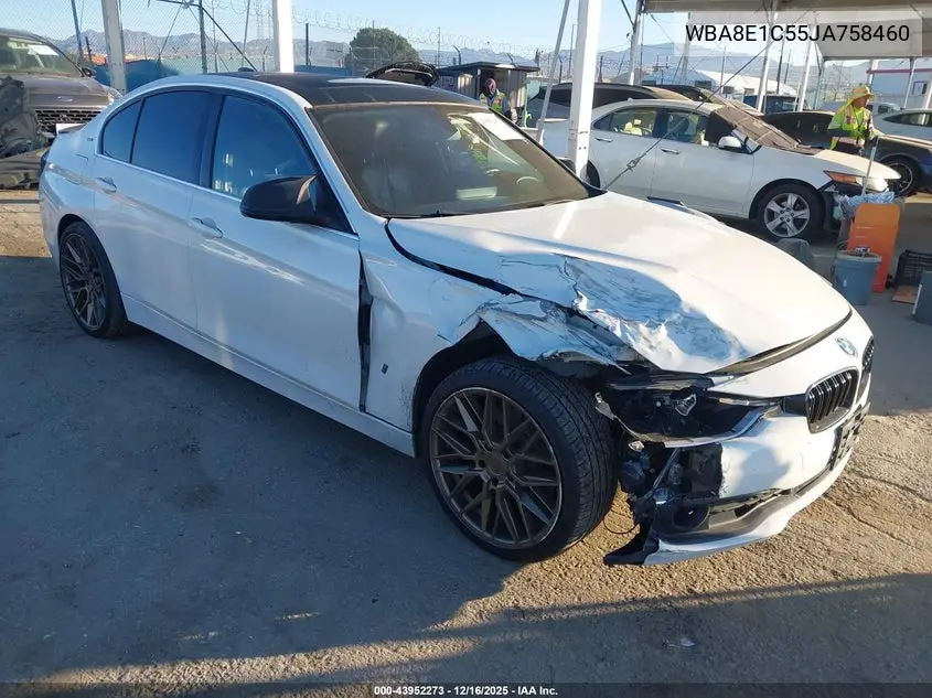 WBA8E1C55JA758460 2018 BMW 330E Iperformance