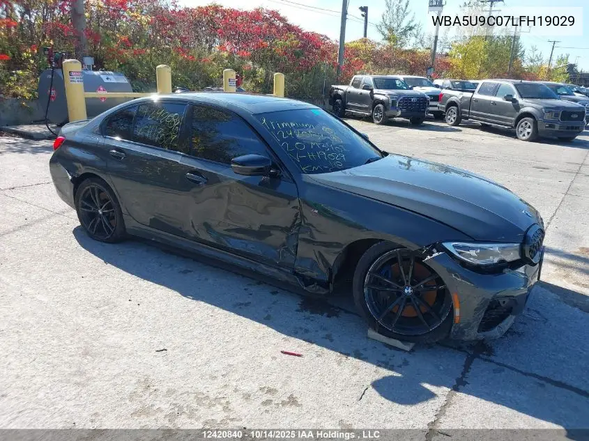 WBA5U9C07LFH19029 2020 BMW M340I xDrive
