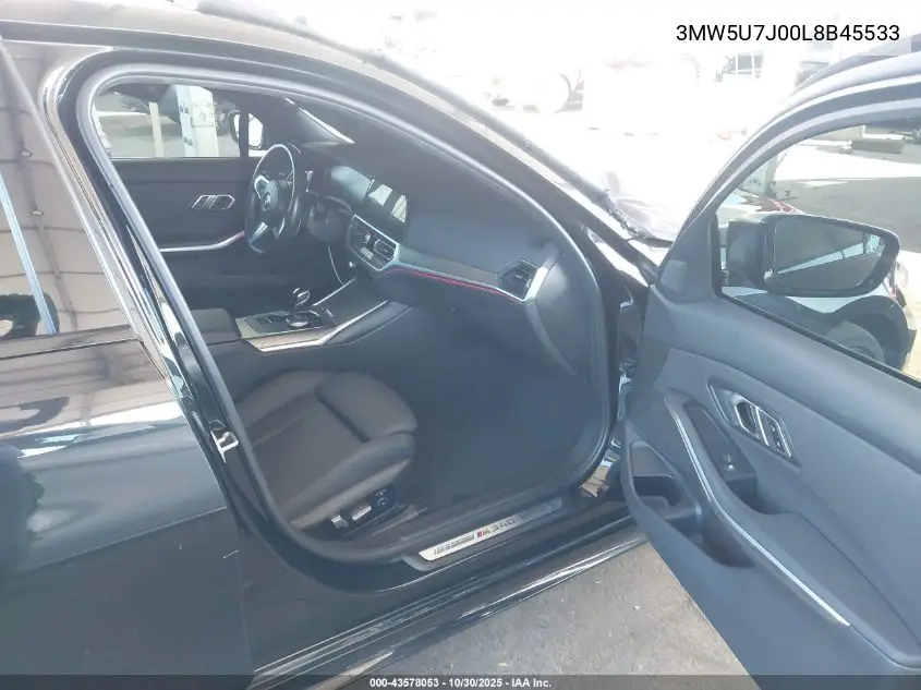 3MW5U7J00L8B45533 2020 BMW 3 Series M340I