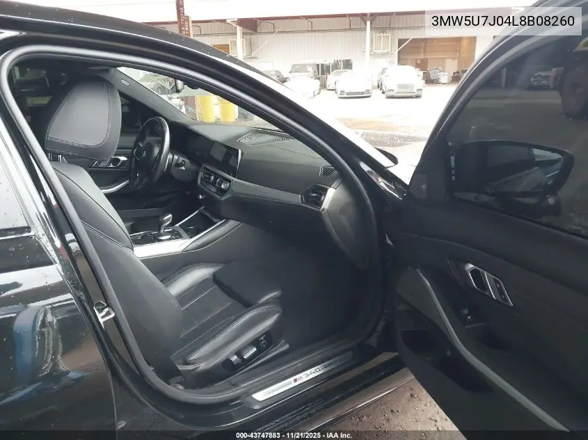 3MW5U7J04L8B08260 2020 BMW 3 Series M340I
