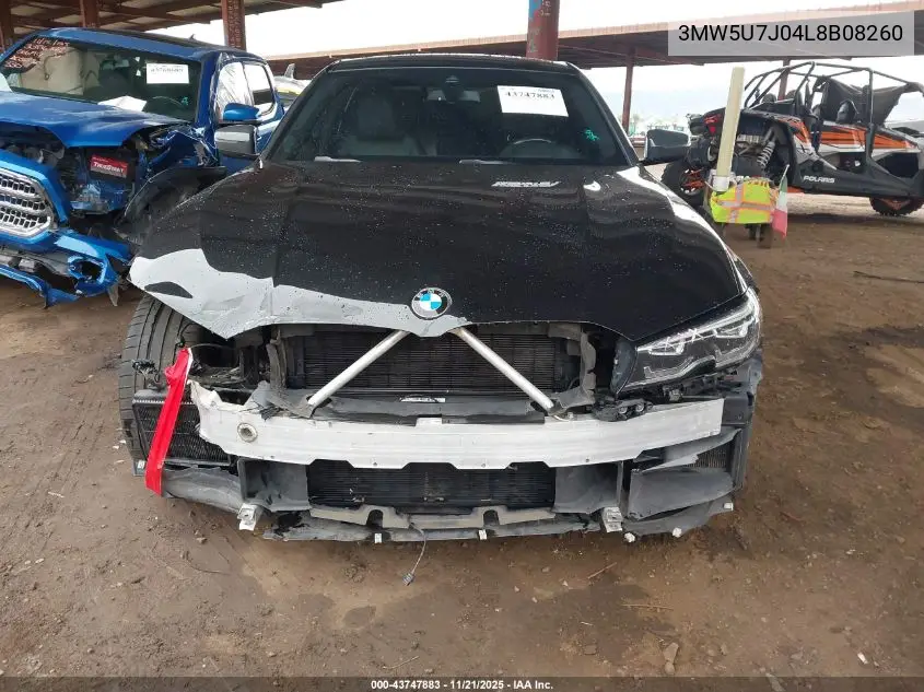 3MW5U7J04L8B08260 2020 BMW 3 Series M340I